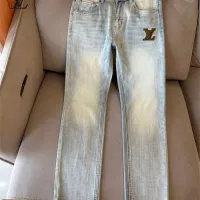 Cheap Louis Vuitton LV Jeans For Men #1342522 Replica Wholesale [$48.00 USD] [ITEM#1342522] on Replica Louis Vuitton LV Jeans