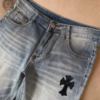 Cheap Chrome Hearts Jeans For Men #1342528 Replica Wholesale [$48.00 USD] [ITEM#1342528] on Replica Chrome Hearts Jeans