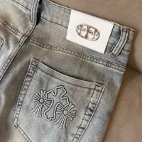 Cheap Chrome Hearts Jeans For Men #1342529 Replica Wholesale [$48.00 USD] [ITEM#1342529] on Replica Chrome Hearts Jeans