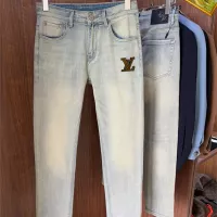 Cheap Louis Vuitton LV Jeans For Men #1342551 Replica Wholesale [$48.00 USD] [ITEM#1342551] on Replica Louis Vuitton LV Jeans