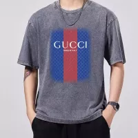Cheap Gucci T-Shirts Short Sleeved For Men #1342624 Replica Wholesale [$45.00 USD] [ITEM#1342624] on Replica Gucci T-Shirts