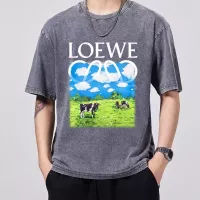 Cheap LOEWE T-Shirts Short Sleeved For Men #1342632 Replica Wholesale [$45.00 USD] [ITEM#1342632] on Replica LOEWE T-Shirts