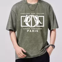 Cheap Christian Dior T-Shirts Short Sleeved For Men #1342648 Replica Wholesale [$45.00 USD] [ITEM#1342648] on Replica Christian Dior T-Shirts