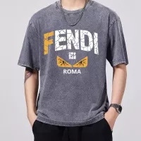 Cheap Fendi T-Shirts Short Sleeved For Men #1342672 Replica Wholesale [$45.00 USD] [ITEM#1342672] on Replica Fendi T-Shirts