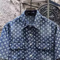 Cheap Louis Vuitton LV Jackets Short Sleeved For Men #1342693 Replica Wholesale [$64.00 USD] [ITEM#1342693] on Replica Louis Vuitton LV Jackets