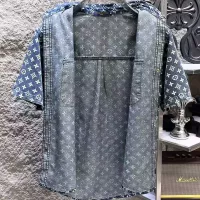 Cheap Louis Vuitton LV Jackets Short Sleeved For Men #1342694 Replica Wholesale [$64.00 USD] [ITEM#1342694] on Replica Louis Vuitton LV Jackets
