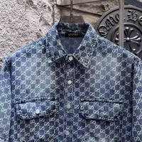 Cheap Gucci Jackets Short Sleeved For Men #1342711 Replica Wholesale [$64.00 USD] [ITEM#1342711] on Replica Gucci Jackets