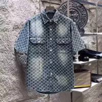 Cheap Gucci Jackets Short Sleeved For Men #1342712 Replica Wholesale [$64.00 USD] [ITEM#1342712] on Replica Gucci Jackets