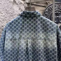Cheap Gucci Jackets Short Sleeved For Men #1342712 Replica Wholesale [$64.00 USD] [ITEM#1342712] on Replica Gucci Jackets