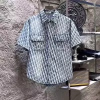 Cheap Christian Dior Jackets Short Sleeved For Men #1342713 Replica Wholesale [$64.00 USD] [ITEM#1342713] on Replica Christian Dior Jackets