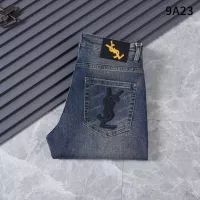 Cheap Yves Saint Laurent YSL Jeans For Men #1342999 Replica Wholesale [$45.00 USD] [ITEM#1342999] on Replica Yves Saint Laurent YSL Jeans