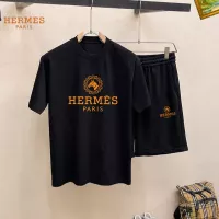 Cheap Hermes Tracksuits Short Sleeved For Men #1343068 Replica Wholesale [$48.00 USD] [ITEM#1343068] on Replica Hermes Tracksuits