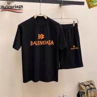 Cheap Balenciaga Fashion Tracksuits Short Sleeved For Men #1343114 Replica Wholesale [$48.00 USD] [ITEM#1343114] on Replica Balenciaga Fashion Tracksuits