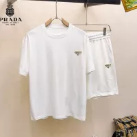 Cheap Prada Tracksuits Short Sleeved For Men #1343117 Replica Wholesale [$48.00 USD] [ITEM#1343117] on Replica Prada Tracksuits