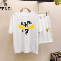 Cheap Fendi Tracksuits Short Sleeved For Men #1343138 Replica Wholesale [$48.00 USD] [ITEM#1343138] on Replica Fendi Tracksuits