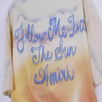 Cheap Amiri T-Shirts Short Sleeved For Unisex #1343175 Replica Wholesale [$32.00 USD] [ITEM#1343175] on Replica Amiri T-Shirts