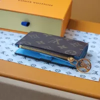 Cheap Louis Vuitton AAA Quality Card Case In Blue #1343349 Replica Wholesale [$68.00 USD] [ITEM#1343349] on Replica Louis Vuitton AAA+ Quality Wallets