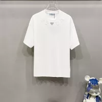 Cheap Prada T-Shirts Short Sleeved For Unisex #1343464 Replica Wholesale [$42.00 USD] [ITEM#1343464] on Replica Prada T-Shirts