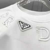 Cheap Prada T-Shirts Short Sleeved For Unisex #1343464 Replica Wholesale [$42.00 USD] [ITEM#1343464] on Replica Prada T-Shirts