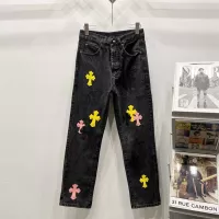 Cheap Chrome Hearts Jeans For Men #1343537 Replica Wholesale [$60.00 USD] [ITEM#1343537] on Replica Chrome Hearts Jeans