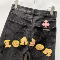 Cheap Chrome Hearts Jeans For Men #1343537 Replica Wholesale [$60.00 USD] [ITEM#1343537] on Replica Chrome Hearts Jeans