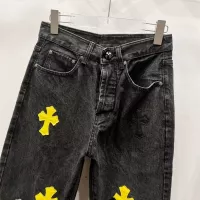 Cheap Chrome Hearts Jeans For Men #1343537 Replica Wholesale [$60.00 USD] [ITEM#1343537] on Replica Chrome Hearts Jeans