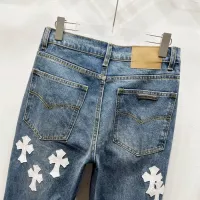 Cheap Chrome Hearts Jeans For Men #1343538 Replica Wholesale [$60.00 USD] [ITEM#1343538] on Replica Chrome Hearts Jeans