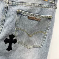 Cheap Chrome Hearts Jeans For Men #1343539 Replica Wholesale [$56.00 USD] [ITEM#1343539] on Replica Chrome Hearts Jeans