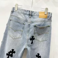 Cheap Chrome Hearts Jeans For Men #1343539 Replica Wholesale [$56.00 USD] [ITEM#1343539] on Replica Chrome Hearts Jeans