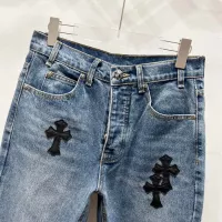 Cheap Chrome Hearts Jeans For Men #1343541 Replica Wholesale [$60.00 USD] [ITEM#1343541] on Replica Chrome Hearts Jeans