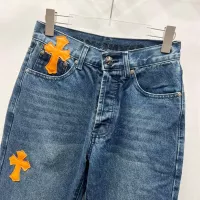 Cheap Chrome Hearts Jeans For Men #1343542 Replica Wholesale [$60.00 USD] [ITEM#1343542] on Replica Chrome Hearts Jeans