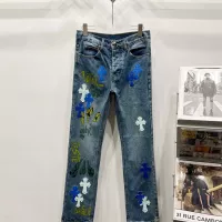 Cheap Chrome Hearts Jeans For Men #1343543 Replica Wholesale [$60.00 USD] [ITEM#1343543] on Replica Chrome Hearts Jeans