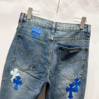 Cheap Chrome Hearts Jeans For Men #1343543 Replica Wholesale [$60.00 USD] [ITEM#1343543] on Replica Chrome Hearts Jeans