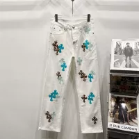 Cheap Chrome Hearts Jeans For Men #1343544 Replica Wholesale [$60.00 USD] [ITEM#1343544] on Replica Chrome Hearts Jeans
