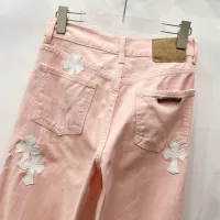 Cheap Chrome Hearts Jeans For Men #1343545 Replica Wholesale [$64.00 USD] [ITEM#1343545] on Replica Chrome Hearts Jeans
