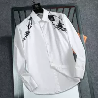 Cheap Alexander McQueen Shirts Long Sleeved For Men #1343565 Replica Wholesale [$48.00 USD] [ITEM#1343565] on Replica Alexander McQueen Shirts