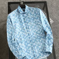 Cheap Louis Vuitton LV Shirts Long Sleeved For Men #1343569 Replica Wholesale [$38.00 USD] [ITEM#1343569] on Replica Louis Vuitton LV Shirts