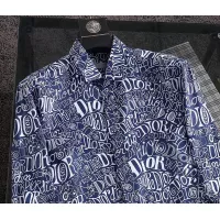 Cheap Christian Dior Shirts Long Sleeved For Men #1343585 Replica Wholesale [$52.00 USD] [ITEM#1343585] on Replica Christian Dior Shirts