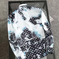 Cheap Louis Vuitton LV Shirts Long Sleeved For Men #1343589 Replica Wholesale [$52.00 USD] [ITEM#1343589] on Replica Louis Vuitton LV Shirts