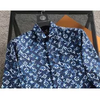 Cheap Louis Vuitton LV Shirts Long Sleeved For Men #1343593 Replica Wholesale [$52.00 USD] [ITEM#1343593] on Replica Louis Vuitton LV Shirts
