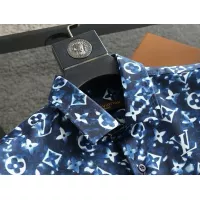 Cheap Louis Vuitton LV Shirts Long Sleeved For Men #1343593 Replica Wholesale [$52.00 USD] [ITEM#1343593] on Replica Louis Vuitton LV Shirts