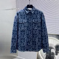 Cheap Christian Dior Jackets Long Sleeved For Men #1343624 Replica Wholesale [$64.00 USD] [ITEM#1343624] on Replica Christian Dior Jackets