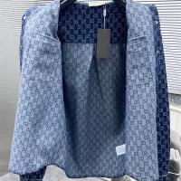 Cheap Gucci Jackets Long Sleeved For Men #1343629 Replica Wholesale [$64.00 USD] [ITEM#1343629] on Replica Gucci Jackets