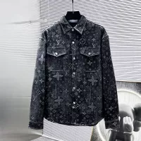 Cheap Louis Vuitton LV Jackets Long Sleeved For Men #1343636 Replica Wholesale [$64.00 USD] [ITEM#1343636] on Replica Louis Vuitton LV Jackets