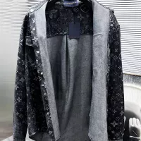 Cheap Louis Vuitton LV Jackets Long Sleeved For Men #1343636 Replica Wholesale [$64.00 USD] [ITEM#1343636] on Replica Louis Vuitton LV Jackets