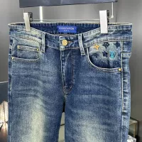 Cheap Louis Vuitton LV Jeans For Men #1343958 Replica Wholesale [$72.00 USD] [ITEM#1343958] on Replica Louis Vuitton LV Jeans