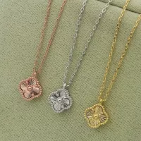 Cheap Van Cleef &amp; Arpels Necklaces For Women #1344145 Replica Wholesale [$25.00 USD] [ITEM#1344145] on Replica Van Cleef &amp; Arpels Necklaces