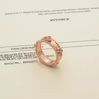 Cheap Van Cleef &amp; Arpels Rings In Rose Gold For Women #1344162 Replica Wholesale [$32.00 USD] [ITEM#1344162] on Replica Van Cleef &amp; Arpels Rings