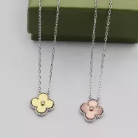 Cheap Van Cleef &amp; Arpels Necklaces For Women #1344246 Replica Wholesale [$25.00 USD] [ITEM#1344246] on Replica Van Cleef &amp; Arpels Necklaces