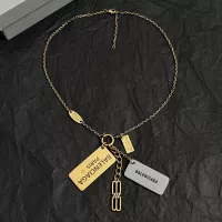Cheap Balenciaga Necklaces #1344441 Replica Wholesale [$56.00 USD] [ITEM#1344441] on Replica Balenciaga Necklaces